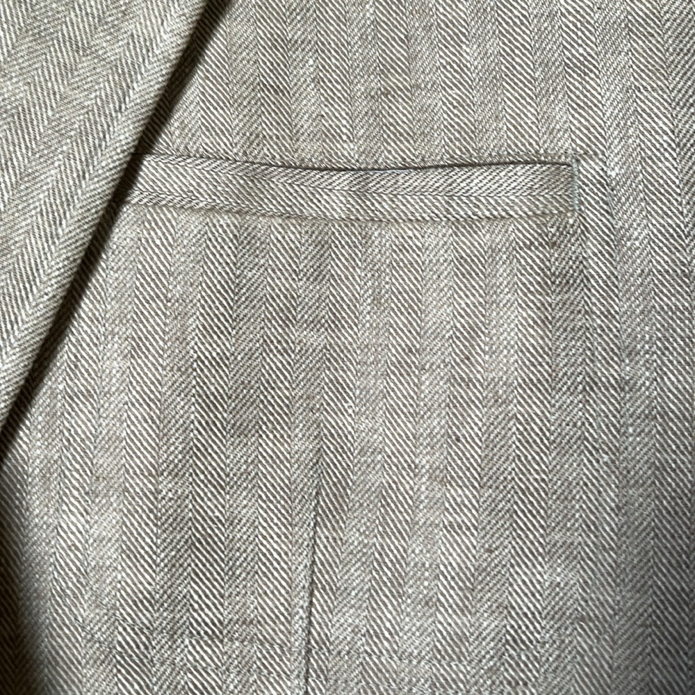 Egara Men’s Blazer Size 42R Herringbone Twill Sz 42 R - Picture 5 of 12